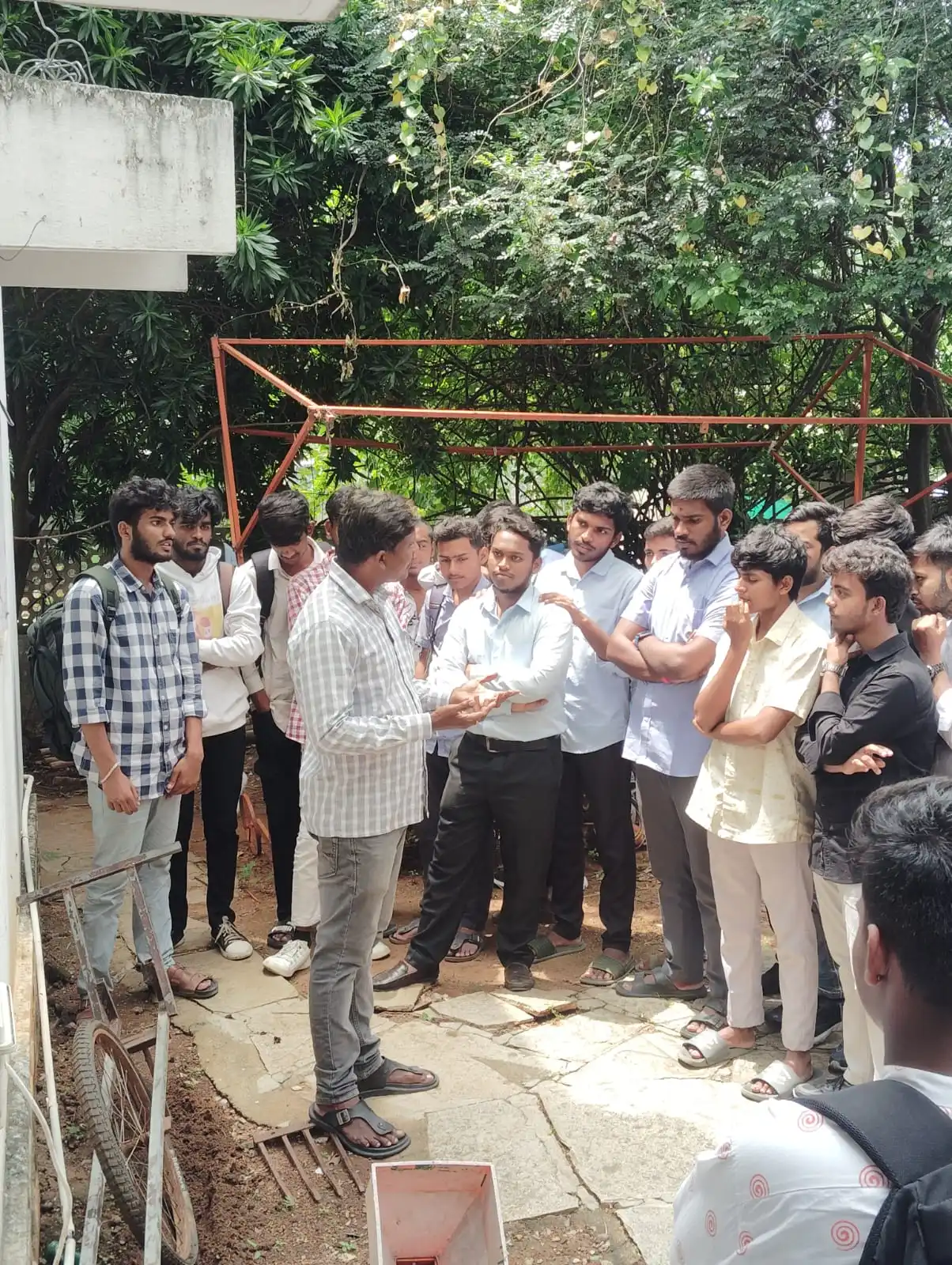 Students exploring innovations